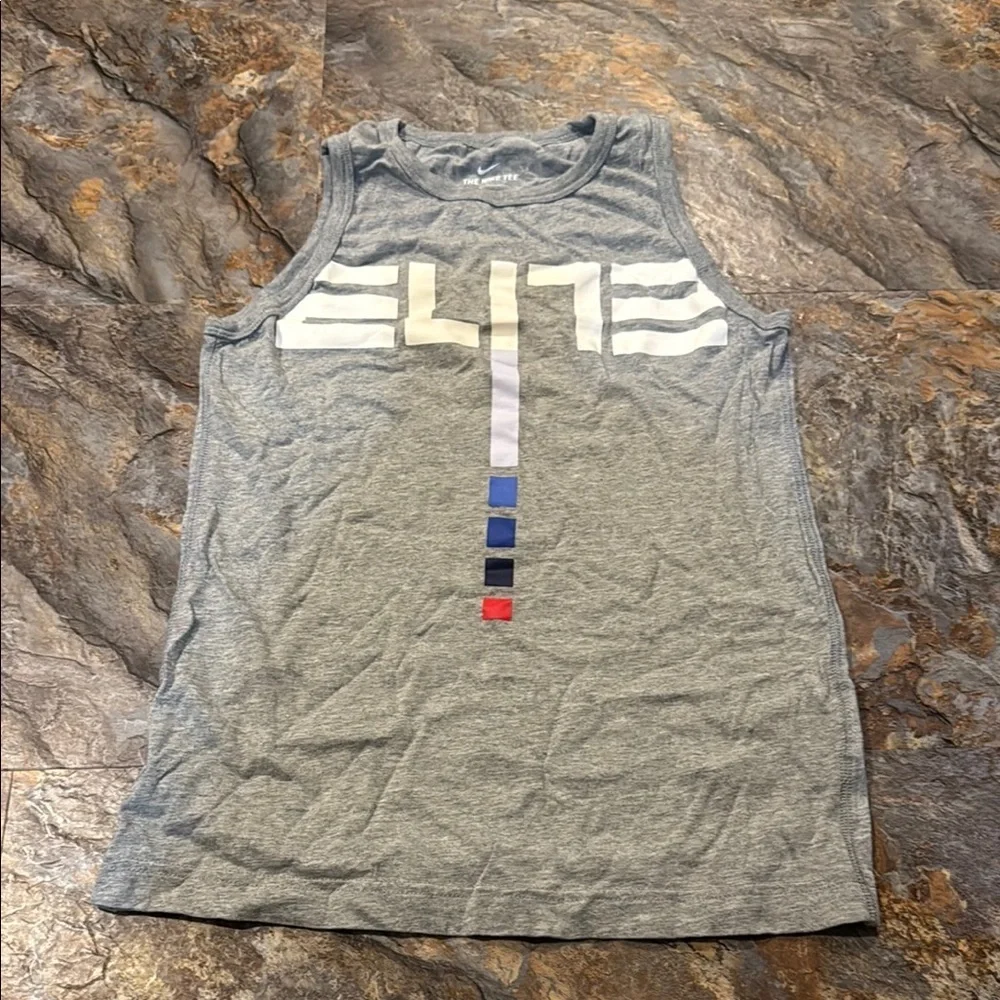 Nike Kids Black and Gray Graphic Tees